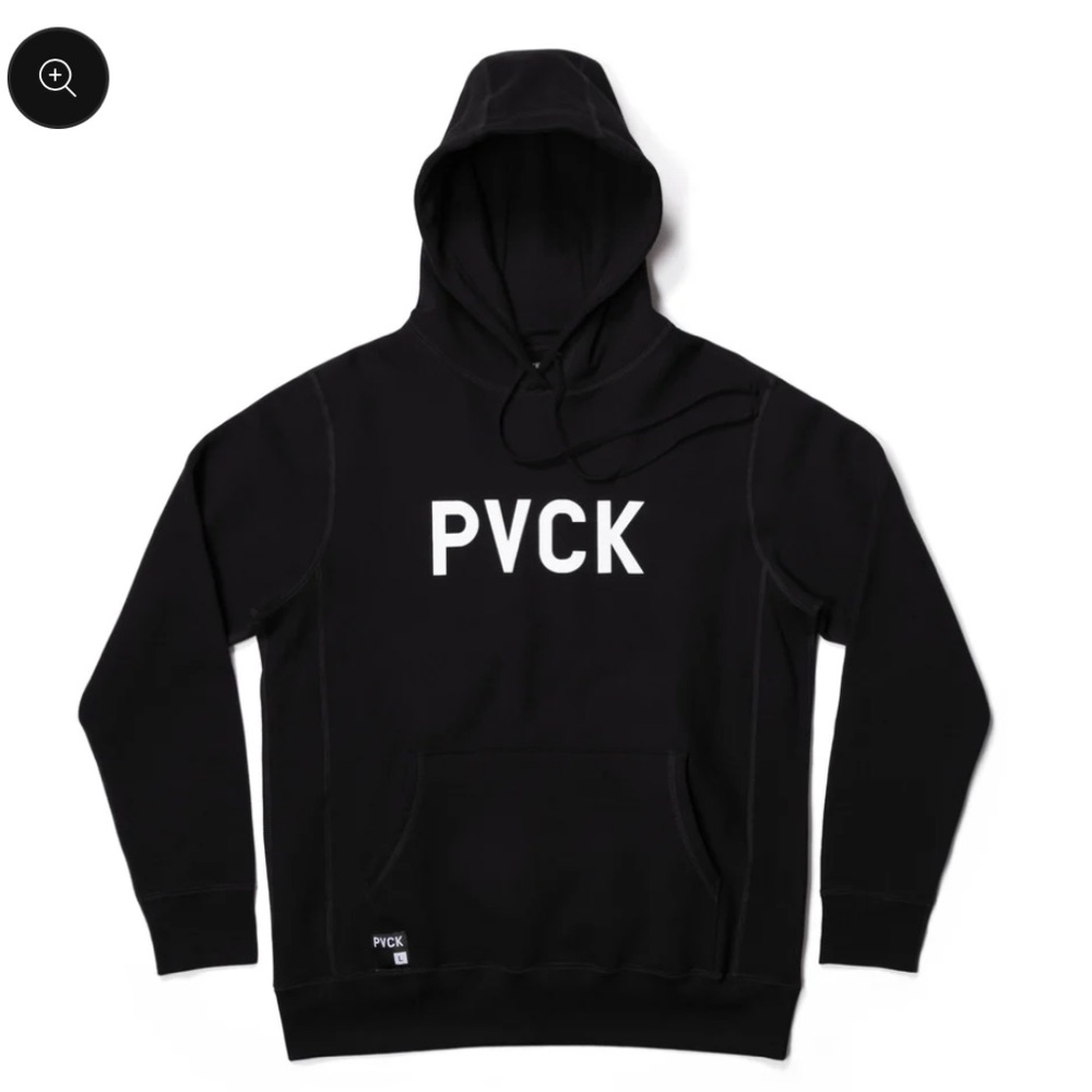 PVCK Authentic black hoodie. Size small